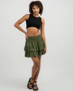Lovina Skirt -Mooloola Apparel Store 20303952 01 BK XL