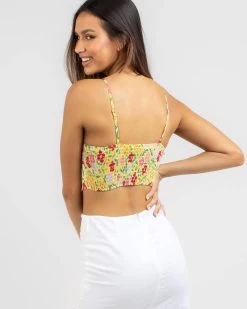 Summer Flowers Corset Top -Mooloola Apparel Store 20350046 01 LT XL