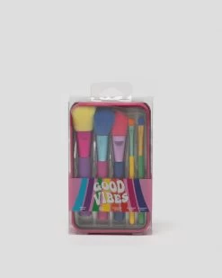 Good Vibes Brush Set In Tin