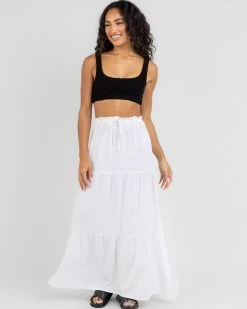 Capeside Maxi Skirt -Mooloola Apparel Store 20351214 01 BK XL