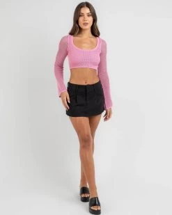 Tomorrowland Crochet Top -Mooloola Apparel Store 20352344 01 BK XL