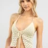 Misty Crochet Halter Top