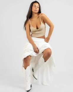 In The Tropics Crochet Top -Mooloola Apparel Store 20353817 02 BK XL