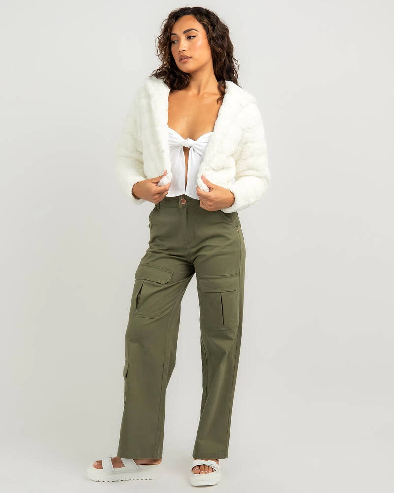 Arna Faux Fur Jacket 4 Arna Faux Fur Jacket - Image 2