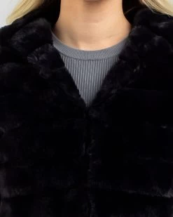 Arna Faux Fur Jacket -Mooloola Apparel Store 20355194 03 RT XL