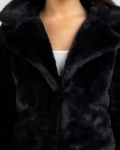 Ramona Faux Fur Jacket -Mooloola Apparel Store 20355200 01 RT XL