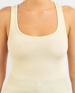 Basic Scoop Neck Rib Tank Top -Mooloola Apparel Store 20355231 03 RT XL