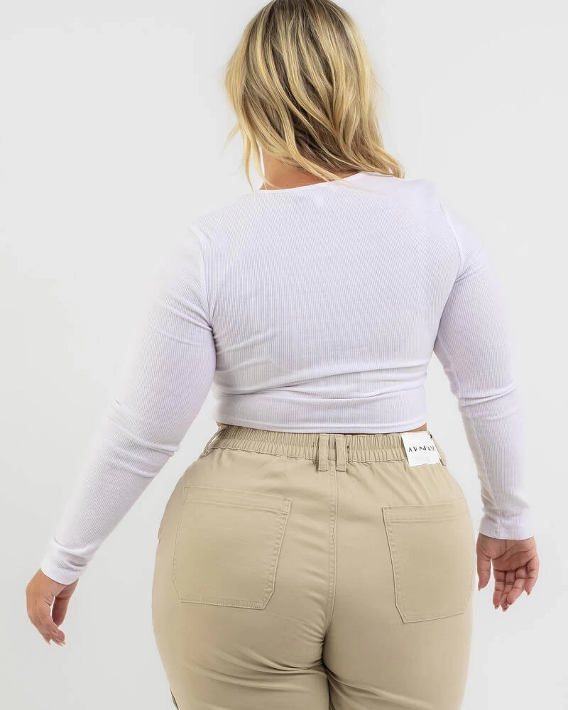 Basic Rib Long Sleeve Top 5 Basic Rib Long Sleeve Top - Image 3