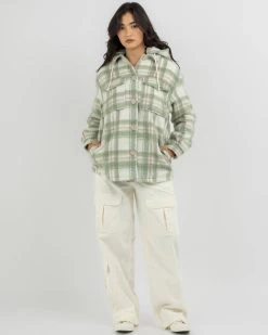 Flynn Hooded Shacket -Mooloola Apparel Store 20355534 04 BK XL