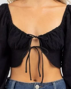 Ella Broderie Top -Mooloola Apparel Store 20355644 02 RT XL