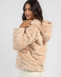 Moulin Faux Fur Jacket -Mooloola Apparel Store 20356000 02 LT XL