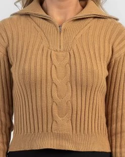 Yacht Club Half Zip Knit Jumper -Mooloola Apparel Store 20356371 03 RT XL