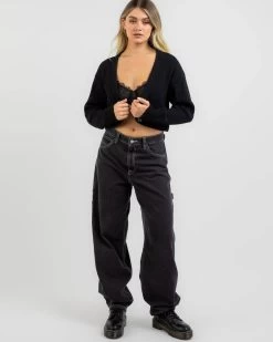 Whitehaven Knit Cardigan -Mooloola Apparel Store 20356372 02 BK XL