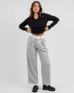 PhD V Neck Knit Jumper -Mooloola Apparel Store 20356379 03 BK XL