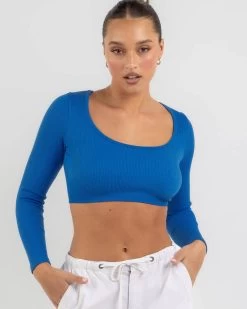 Basic Seamfree Long Sleeve Top -Mooloola Apparel Store 20356470 10 BK XL