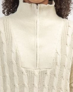 Judy Half Zip Collared Cable Knit Jumper -Mooloola Apparel Store 20356950 01 RT XL