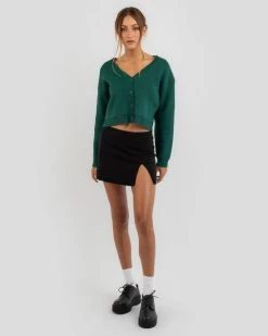 Exam Day Knit Cardigan -Mooloola Apparel Store 20357017 04 BK XL