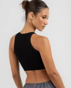 Basic Seamfree High Neck Tank Top -Mooloola Apparel Store 20358071 02 LT XL