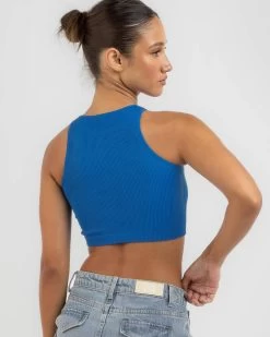 Basic Seamfree High Neck Tank Top -Mooloola Apparel Store 20358071 03 LT XL