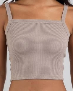 Basic Square Neck Baby Tank Top -Mooloola Apparel Store 20360363 08 TP XL