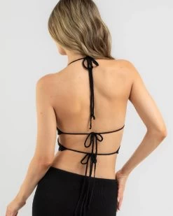 Martha Crochet Halter Top -Mooloola Apparel Store 20363546 02 LT XL