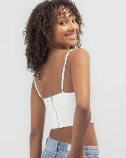 Dixie Broderie Corset Top -Mooloola Apparel Store 20364329 02 LT XL