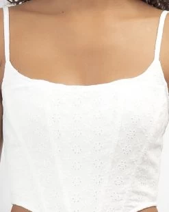 Dixie Broderie Corset Top -Mooloola Apparel Store 20364329 02 RT XL