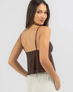 Hillary Split Cami Top -Mooloola Apparel Store 20364339 03 LT XL