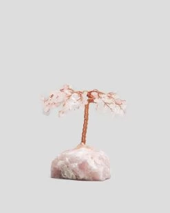 Rose Quartz Gemstone Tree