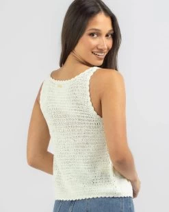 Anastasia Crochet Tie Up Cami Top -Mooloola Apparel Store 20364787 01 LT XL