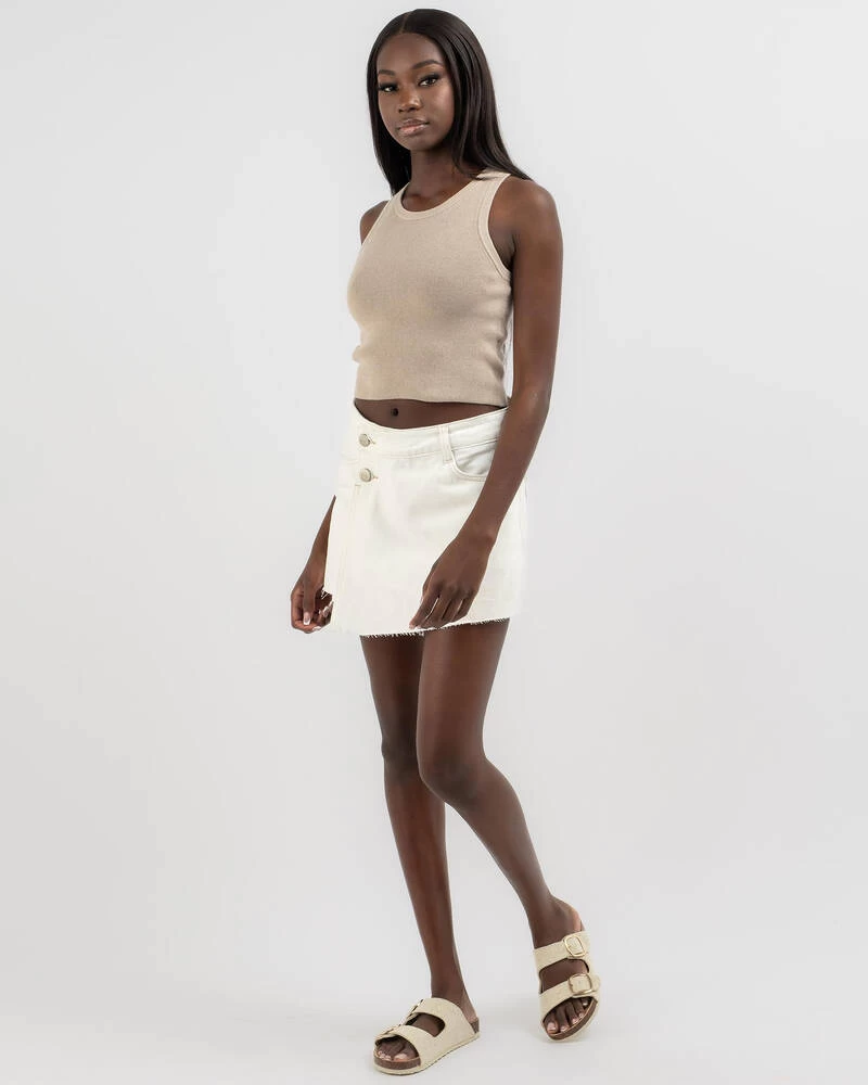 Basic Racer Back Knit Top 4 Basic Racer Back Knit Top - Image 2