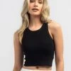 Basic Racer Back Knit Top -Mooloola Apparel Store 20364788 03 FT XL