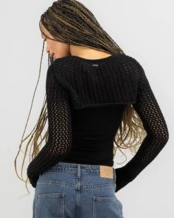 Spring Fling Crochet Bolero -Mooloola Apparel Store 20365591 02 LT XL