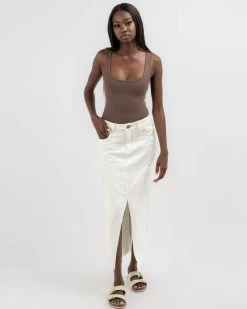 Basic Scoop Fine Rib Bodysuit 7 Basic Scoop Fine Rib Bodysuit -Mooloola Apparel Store 20366554 02 BK XL