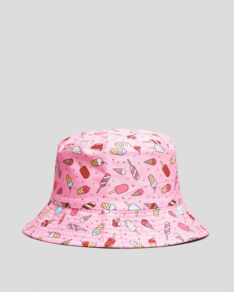 Toddlers' Ice Cream Reversible Bucket Hat 3 Toddlers' Ice Cream Reversible Bucket Hat