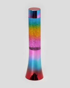 Rainbow Glitter 33cm Lamp